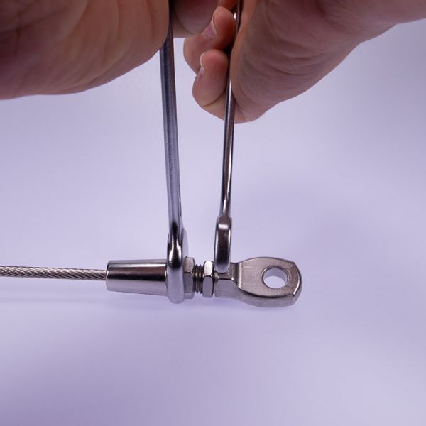 4x Drahtseilklemmen Schraubterminal – Edelstahl 304, Für 4–10 Mm Seildurchmesser