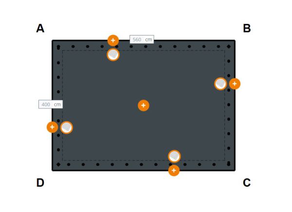 Wind- und Sichtschutz 1725 Rechteck Austronet 940