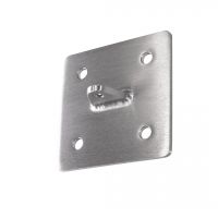 Wandhalterung 15 x 15 cm Edelstahl Wandhalterung 15 x 15 cm Edelstahl