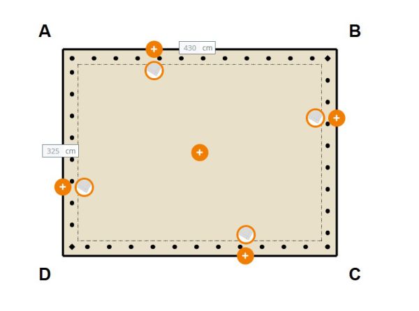 Wind- und Sichtschutz 1729 Rechteck Austronet 940