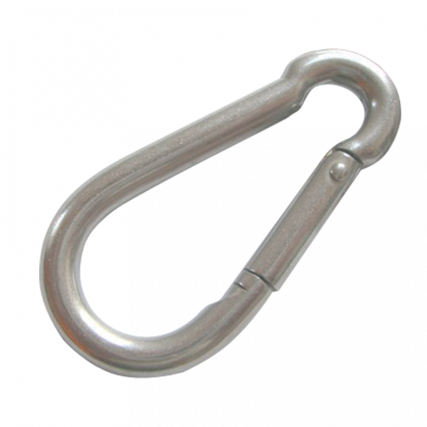 Karabiner aus Edelstahl 5 cm