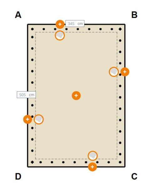 Wind- und Sichtschutz 1723 Rechteck Austronet 940
