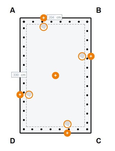 Sichtschutz 1709 Acryl Rechteck